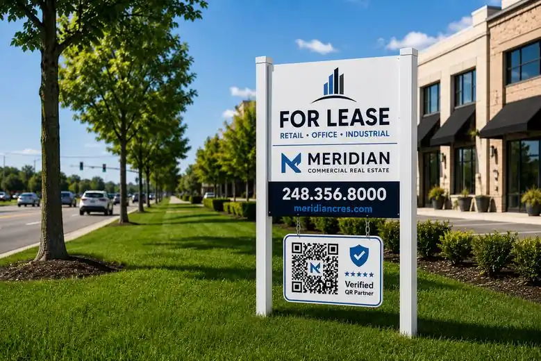 Meridian For Lease Sign